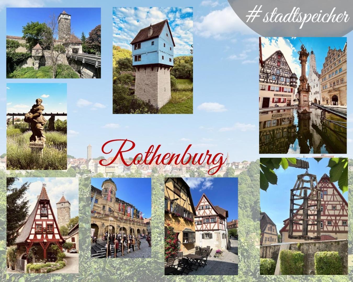 #Stadtspeicher - Suite Goldener Stern In Der Altstadt โรเทนบวร์ก อ็อบ แดร์เทาเบอร์ ภายนอก รูปภาพ