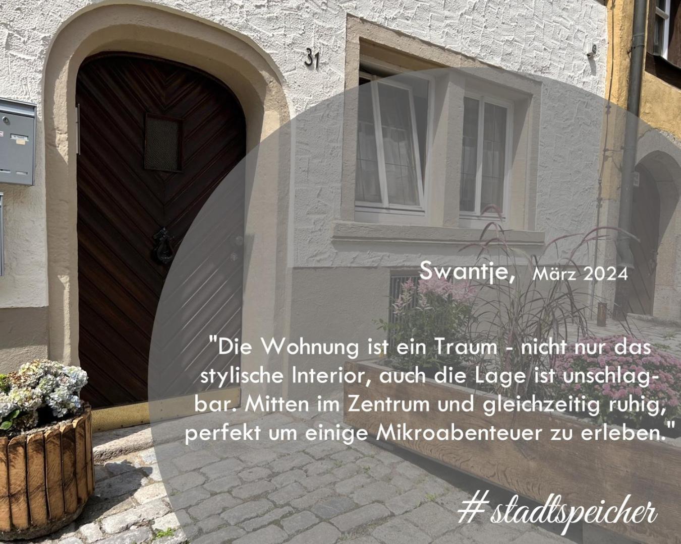 #Stadtspeicher - Suite Goldener Stern In Der Altstadt โรเทนบวร์ก อ็อบ แดร์เทาเบอร์ ภายนอก รูปภาพ